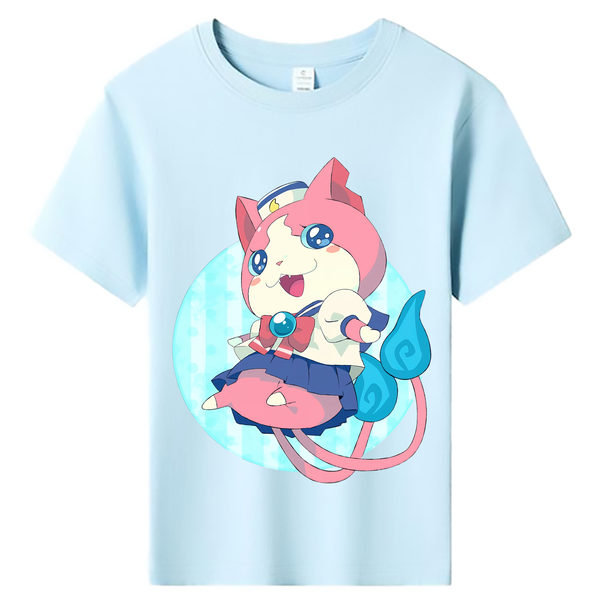 （画像用） 妖怪ウォッチ Yo-kai Watch 綿100％キッズTシャツ（フロントプリント）